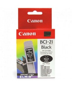 BCI-21BK [0954A002] Чернильница к Canon BJC 2000/ 2100/ 4000/ 4100/ 4200/ 4300/ 4400/ 4550/ 4650/ 5000/ 5100/ 5500, S100, FAX-B180C/ 210C/ 215C/ 230C,  MultiPASS C20/ C30/ C50/ C70/ C75/ C80 (black) (225 стр.) ориг