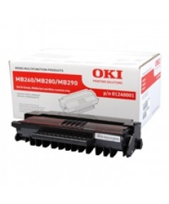 01240001 Черный тонер-картридж повышенной ёмкости для Oki MB260/ MB280/ MB290