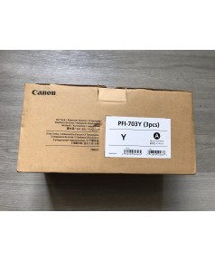 PFI-703Y /2966B001 Canon уцененный оригинальный желтый картридж для Canon IPF810 /815 /820 /825 (700мл.)