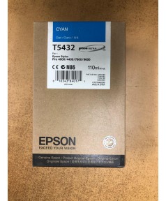 T5432 уцененный (C13T543200) Картридж для Epson Stylus Pro 7600/ 9600/ 4000 Cyan (110 мл.)