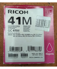 GC 41M 405763 уцененный картридж гелевый повышенной емкости, малиновый Ricoh Aficio 3110DN/ 3110DNw/31