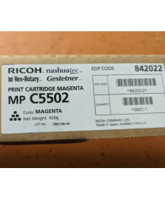 Type-MPC5502E 842022 уцененный картридж Ricoh пурпурный для Ricoh Aficio MPC4502/C5502 (22500стр)
