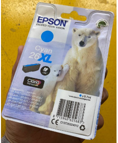 C13T26324012 уцененный картридж Epson 26XL голубой повышенной емкости для XP-600 / XP-700 / XP-800