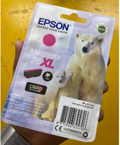 C13T26334012 уцененный картридж Epson 26XL пурпурный повышенной емкости для XP-600 / XP-700 / XP-800