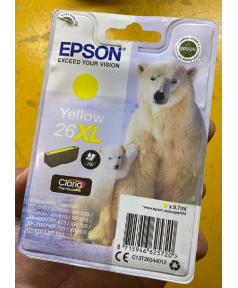 C13T26344012 уцененный картридж Epson 26XL желтый повышенной емкости для XP-600 / XP-700 / XP-800