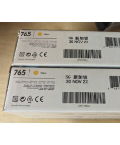 F9J50A HP уцененный картридж №765 для DJ Т7200 400-мл, желтый