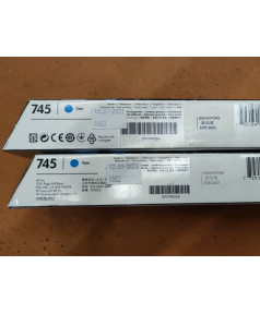F9K03A уцененный картридж HP №745 голубой для HP DesignJet Z2600/ Z5600 (300 мл)