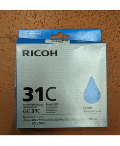 GC-31C / 405689 Ricoh уцененный картридж гелевый голубой для Ricoh Aficio Aficio GX-e2600/e3300N/e3300/e3350N/