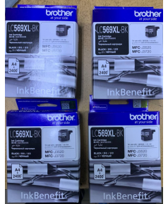 LC-569XLBK уцененный Картридж для Brother MFCJ3520/3720 Black (2400 стр.)