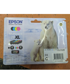 T2636 уцененный C13T26364010 Комплект картриджей Epson повышенной емкости № 26XL для Epson XP-600/ 60