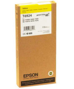 T6924 уцененный (C13T692400) Картридж для Epson SureColor SC-T3000/ T5000/ T7000 ( 110 ml ) Yellow