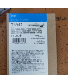T6942 уцененный C13T694200 Картридж голубой экстраповышенной емкости для Epson SureColor SC-T3000/ T5