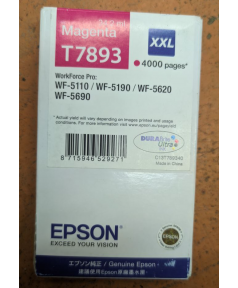 T7893 уцененный (C13T789340) Картридж экстраповышенной емкости для Epson WF-5110DW/ WF-5620DWF пурпурны