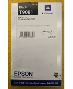 T9081 уцененный (C13T908140) Картридж стандартной емкости для Epson WF-6090DW/ WF-6590DWF черный (5000