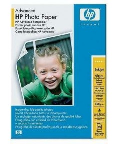 Q8693A HP Advanced Photo Paper. Улучшения Глянцевая фотобумага, 250 г/ м2, 10*15 с отрывным ярлычком