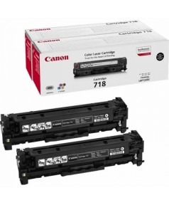 Canon Cartridge 718BK2P [2662B005] Двойная упаковка картриджей  для Canon i-SENSYS MF8330/ MF8340/ MF8350/ MF8360/ MF8380/ MF8540/ MF8550/ MF8580/ MF724/ MF728/ MF729/ LBP 7200/7210/ 7660/ 7680 Black (2*3400с.)