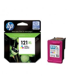 CC644HE HP 121XL Color Принт-картридж цветной повышенной емкости для HP F2423, F2400 ,F4200, F4213, F4275, F4500, F4283, F2493, F4583, D1663, D2563, D2663, D5500 series, D5563, 4583, ENVY 110 (440стр.)