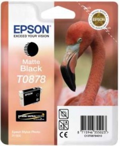 T0878 / T08784010 OEM Картридж EPSON Stylus Photo R1900 Matte Black (Ultra Chrome)