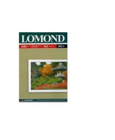 240 Бумага LOMOND A4 GLOSSY 50 л. 240 г/ м2 глянцевая односторонняя [0102135]