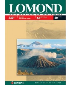 230 Бумага LOMOND A4 GLOSSY 25 л. 230 г/ м2 глянцевая односторонняя [0102049]