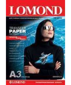 Бумага (термотрансферная) для переноса изображения на темную ткань LOMOND INK JET TRANSFER PAPER FOR DARK CLOTH, A3 (50 л.) [0808325]