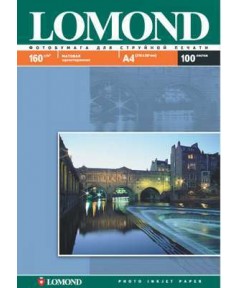 160 Бумага LOMOND A4 INC JET 160 г/ м2 100 л. матовая односторонняя [0102005]