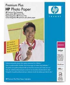 Q6572A HP Premium+ Photo Paper. Глянцевая фотобумага высш. кач-ва для печати без полей, 13х18, 280 г