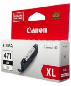 CLI-471XL BK [0346C001] Картридж Canon черный повышенной емкости для PIXMA MG5740, 6840, 7740 11мл., до 810 стр.)