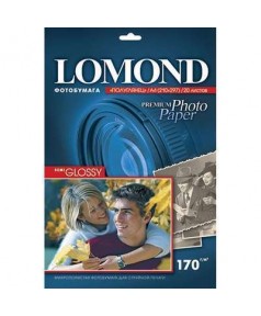 Бумага LOMOND A4 Premium Semi Glossy Bright 20 л. 170 г/ м2 полуглянцевая ярко-белая микропористая фотобумага для струйной печати [1101305]
