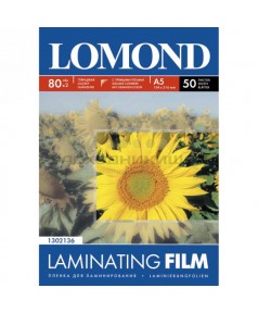 Lomond глянцевая пленка для ламинирования формат А4 (218х305мм),  75 мкм. 100 пакетов. [1300012]