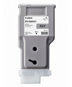 PFI-206PGY (Photo Grey) [5313B001] Картридж с чернилами для плоттера Canon iPF6400/6450 (300 мл)