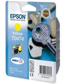 T0474 / T04744A Картридж для Epson Stylus C63/C65/C83, CX3500/CX6300 Yellow (250стр.)