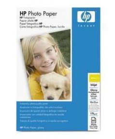 C7894A HP Glossy Paper, глянцевая бумага, 10х15см. с отрывным ярлычком, 175 или 210 г/ м2, (60л.)