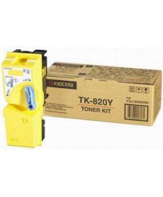 TK-820Y [1T02HPAEU0] Тонер-картридж для Kyocera Mita KM-C8100DN, Yellow 7 000cтр.