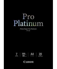 PT-101 [2768B016] Фотобумага CANON Pro Platinum Глянцевая, 300г/м2, A4, 20 л.