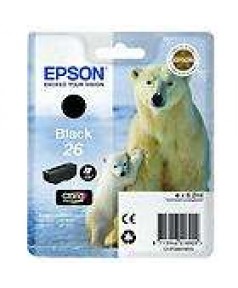 T2601 / T26014 / C13T26014010 Картридж черный (№26) для Epson XP-600/ 605/ 700/ 710/ 800/ 820 (220 стр.), Black