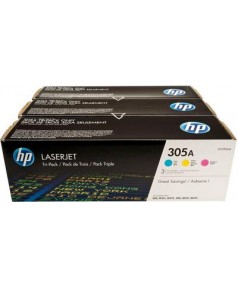 CF370AM HP 305A Набор картриджей C+M+Y (CE411A+CE412A+CE413A) для HP LJ PRO 300 color M351/ MFP M375, PRO 400 color M451/ MFP M475 (3*2600стр.)