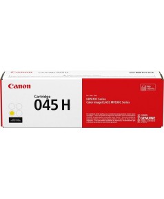 Canon Cartridge 045 H Y [1243C002] желтый повышенной емкости для Canon i-SENSYS LBP-611Cn, 613dw, MF632Cdw, 635Cx, 633Cdw, 636Cdwt, 631Cn 634Cdw (2300 стр.)