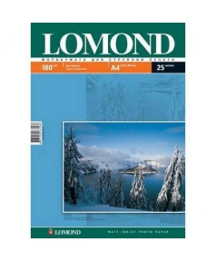 180/25 Бумага LOMOND A4 INC JET 25 л. 180 г/ м2 матовая [0102037]