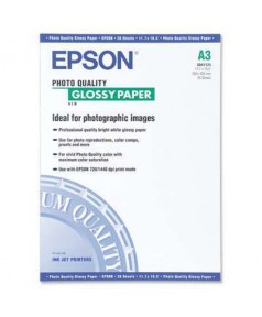 S041125 Бумага Epson Photo Quality Glossy Paper, A3, 147 г/ м2 (20 л.)
