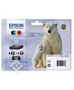 T2616 / T26164 Комплект картриджей (№26 B,C,Y,M) для Epson XP-600/ 605/ 700/ 710/ 800/ 820 (300 стр.)