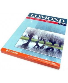 210 Бумага LOMOND A4 GLOSSY 50 л. 210 г/ м2 двухсторонняя глянцевая/матовая [0102021]