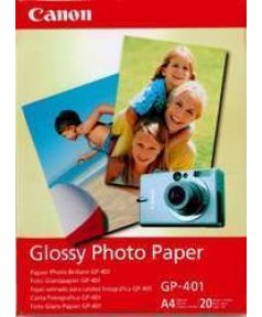 GP-401 Бумага Canon Glossy Photo Paper, глянцевая, A4, 190 г/ м2 (20л.)