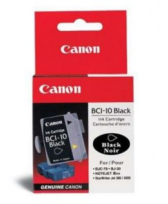 BCI-10BK [0956A002] Чернильница к Canon BJ 30/ BJC 50/ 70/ 80/ 35v/ BN700C/ BN750/ NOTEJET IIIcx, Ricoh FAX 800 (black) (155 стр.)