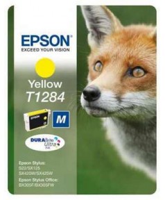 T1284 Картридж желтый для Epson Stylus S22/ SX125/ 420w/ 425w; Stylus Office BX305F/ 305FW