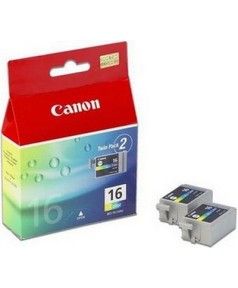 BCI-16 Color /9818A002 Canon Уцененные оригинальные цветные чернильницы 2 шт. для Canon Selphy DS700 /DS810 /Pixma iP90 /iP90v /Mini 220 (100стр.)