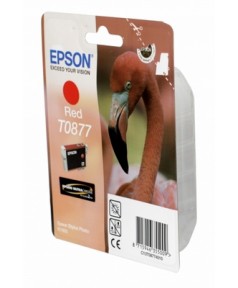 T0877 / T08774010 Картридж EPSON Stylus Photo  R1900 Red (Ultra Chrome 2 Ink)