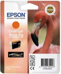T0879 / T08794010 OEM Картридж EPSON Stylus Photo R1900 Orange (Ultra Chrome)