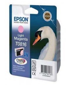 T0816 / T08164A / T11164A10 Картридж повышенной емкости для Epson Stylus Photo R270/R290/R295/R390/ T50/T59/ RX590/RX610/RX615/ TX650/TX659/RX690/TX700W/ TX710W/TX800FW/1410, Light-Magenta (990стр. 11,1ml)