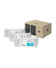 C5067A HP 81 Комплект голубых картриджей...